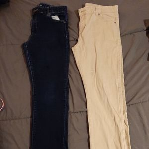 2 pair of jeans